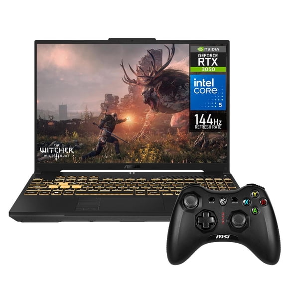 Laptop Gamer ASUS TUF Gaming F16 NVIDIA GeForce RTX 3050 Intel Core 5 210H 16GB RAM 512GB SSD 16" Windows 11 Home Teclado en Español + Control DXT