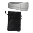 thumbnail image 3 of TISHITA Adjustable Patella Stabilizer Band Lightweight Accessory with Drawstring Bag 2Pcs Light Gray, 3 of 8