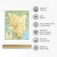 thumbnail image 4 of Historix 1988 Map of Kenya 18" x 24" Framed Poster, 4 of 8
