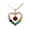 10k Rose Gold, variant on Nana Heart 1-6 Birthstone Necklace for Mother & Child with Chain - Platinum Plated, Stone 5