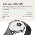 thumbnail image 4 of Withings Scanwatch - Reloj Inteligente y rastreador de Actividad: Monitor cardíaco, rastreador de sueño, notificaciones Inteligentes, Contador de Pasos, Resistente al Agua con batería de 30 días,, 4 of 5