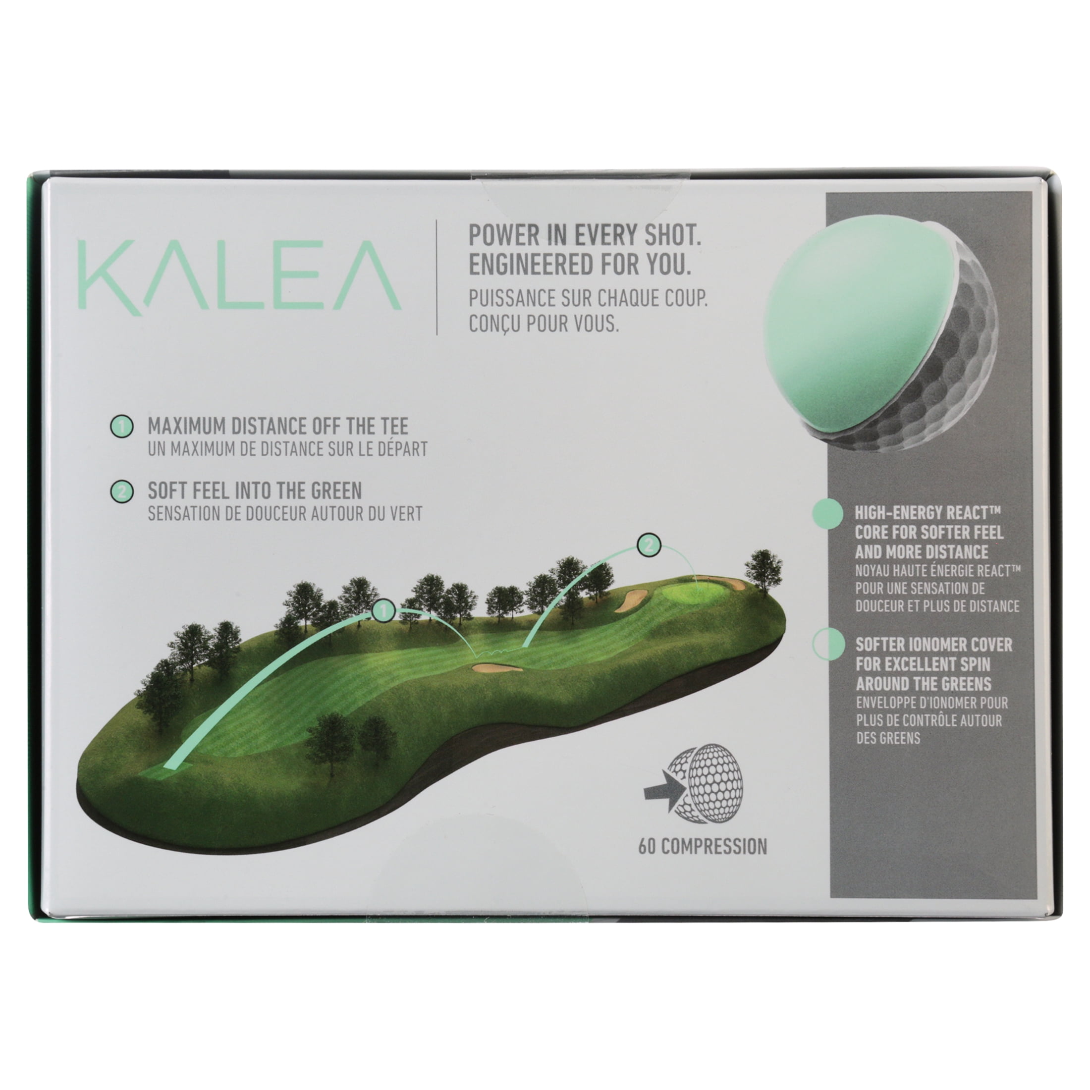TaylorMade Women's 2019 Kalea Golf Balls, White, 12 Pack