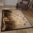 thumbnail image 1 of Allstar African Contours Collection Hunting and Dogs Area Rug (3' 9" x 5' 1"), 1 of 7