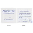 thumbnail image 2 of 200PCS Disposal Alcohol Prep Pads Cleaning Medium 2-Ply Alcohol Wipes Swabs CE Approved, 2 of 8