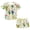 Cactus Flower, variant on Cat Gradient Cloud Summer Outfits Sets for Girls Casual Short Sleeve Cap Tops and Elastic Waisted Pants with Side Pockets Two Piece Sets for Teenage Playwear Activewear