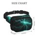 thumbnail image 4 of Disketp Green Lightning Flash Riñonera de Doble Capa, Bolsa de Cintura Ajustable para Viajes, Correr y Senderismo, Riñonera Ligera para Hombre y Mujer, 4 of 9