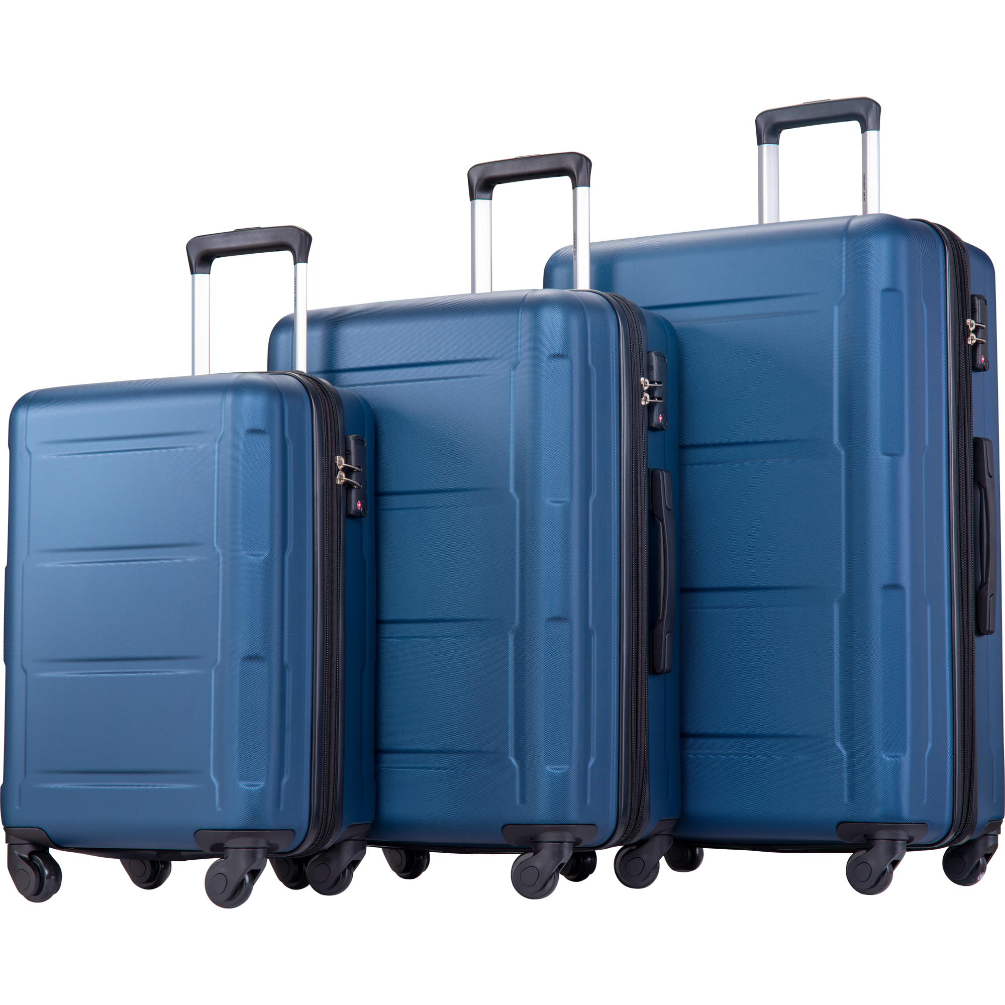 3 Piece Expandable Luggage Sets, SEGMART Carry on Suitcase with TSA ...