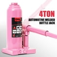 thumbnail image 2 of Botella hidráulica Jack DNA MOTORING de 4 toneladas/4.000 kg, color rosa, 2 of 7