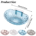 thumbnail image 4 of Acrylic Soap Dish with Self-Draining Design, No Drilling Bar Soap Dish, Transparent Soap Holder, Shower Soap Box, Wall Mounted Soap Saver for Bathroom Kitchen Sink Organizer, Keeps Soap Dry, 4 of 6