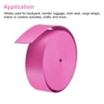 thumbnail image 4 of Flat Nylon Webbing Strap for Backpack, Luggage-rack, Outdoor and Indoor Use, High Strength and Durable Material Light Rose Red, 4 of 6