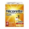 2 PACK - Nicorette Nicotine Gum to Stop Smoking, 4 mg, Fruit Chill, 160 count