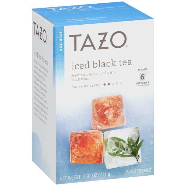 Tazo Black Iced Tea Filterbag 6 count