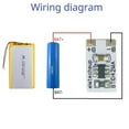 thumbnail image 2 of Mini 1S Battery Power Indicator Module For Li Batteries with LED Charging And Discharging Display Function, 2 of 6