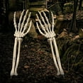 thumbnail image 2 of 2Pcs Skeleton Hand Light Horror High Brightness Insert Type Waterproof Battery Operated Scene Layout Copper Wire String Halloween, 2 of 10
