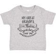 thumbnail image 3 of Inktastic My Great Grandpa in Heaven Watches over Me Boys or Girls Baby T-Shirt, 3 of 5