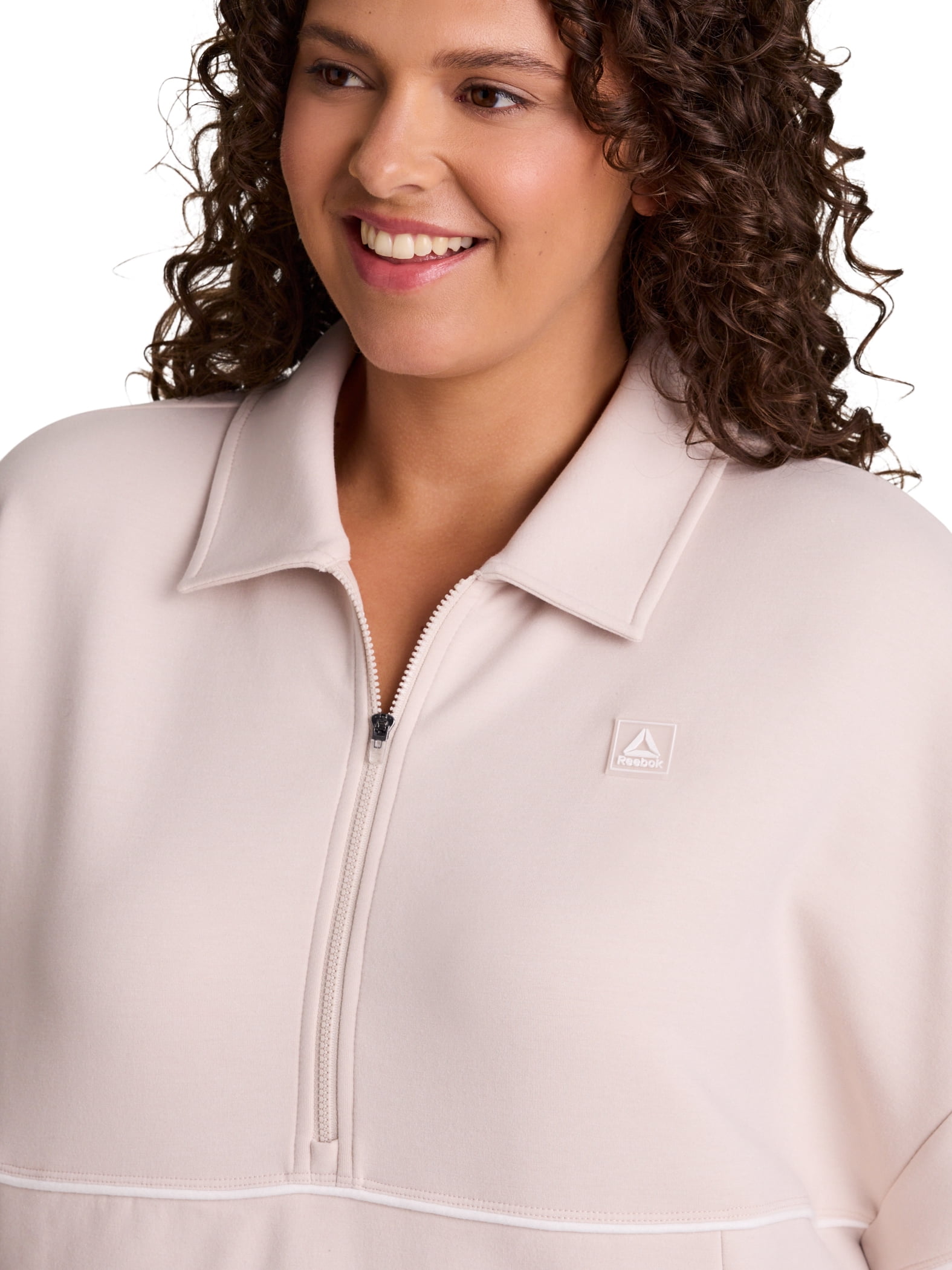 Reebok Women's Team Player Short Sleeve Oversize Pullover, Sizes XS-4X