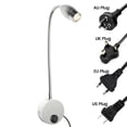 thumbnail image 1 of Reading Light LED Hose Spotlight Hose Wall Lamp Gooseneck Lamp Touch Control for Bedside Reading Warm Light AU Plug, 1 of 4
