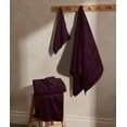 thumbnail image 3 of GLAMBURG Ultra Soft 6 Pack Cotton Towel Set, Contains 2 Bath Towels 28x55 inch, 2 Hand Towels 16x24 inch & 2 Wash Coths 12x12 inch, Ideal for Everyday use, Compact & Lightweight - Burgundy, 3 of 5