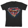 thumbnail image 4 of DC Comics Big Boys' Superman Shield Tee, Black, Medium, 4 of 5