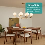 Elk Home 38-Inch Wide Beverly Hills Chandelier, Modern, Satin Brass