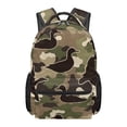 thumbnail image 2 of Jeiento 16 Inch Kids School Backpack for Elementary Boys Woodland Duck Camo Backpack with Multiple Organizer Pockets, Suitable for Casual Travel and Hiking, 2 of 7
