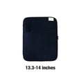 thumbnail image 2 of Youkk Tablet Sleeve Bag Shockproof Pouch Multi Pockets Simple Style Notebook Storage Case Charging Cable Organizer Office Dark blue 13.3-14inc, 2 of 6