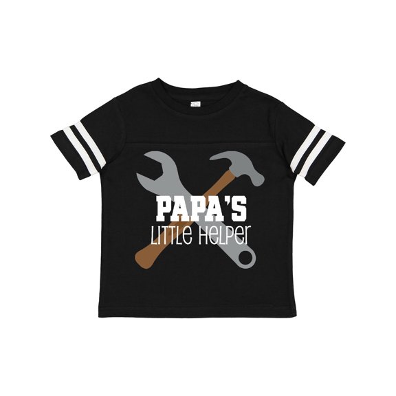 Inktastic Papa Little Helper Boys Toddler T-Shirt