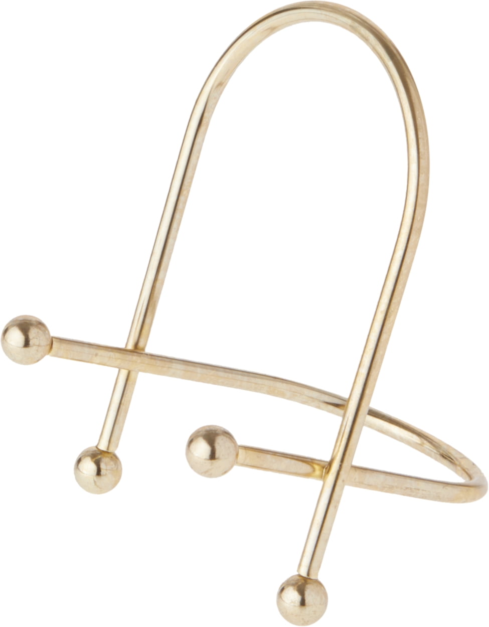 Bard/'s Brass Wire Easel 7/" H x 3/" W x 4/" D Pack of 2