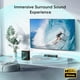 thumbnail image 2 of GEOYEAO Barra de sonido con subwoofer, barra de sonido de 200 W 2.1 canales con sistema de sonido envolvente Dolby Atmos, altavoz de TV Bluetooth de cine en casa ajustable con graves 3D para Smart TV/, 2 of 5