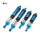 thumbnail image 4 of Ounissouiy 4 piezas de amortiguador trasero delantero 1:12 suministros de piezas de modificación azul Kits de construcción modelo Azul, 4 of 6