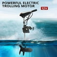 thumbnail image 2 of TOOL1SHOoo 40LBS 12V Thrust Electric Trolling Motor Engine Outboard Rubber Boats 408W for Aquaculture Fishing Outdoor Adventure, 2 of 7