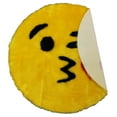 thumbnail image 4 of Emoji Rug Soft and Cute - Perfect for Children - Made in France - Kissing Face, 4 of 6