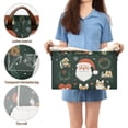 thumbnail image 5 of Yayeee Foldable Storage Basket for Shelves with Handles Waterproof Cloth Bins, Whimsical Christmas, 5 of 7