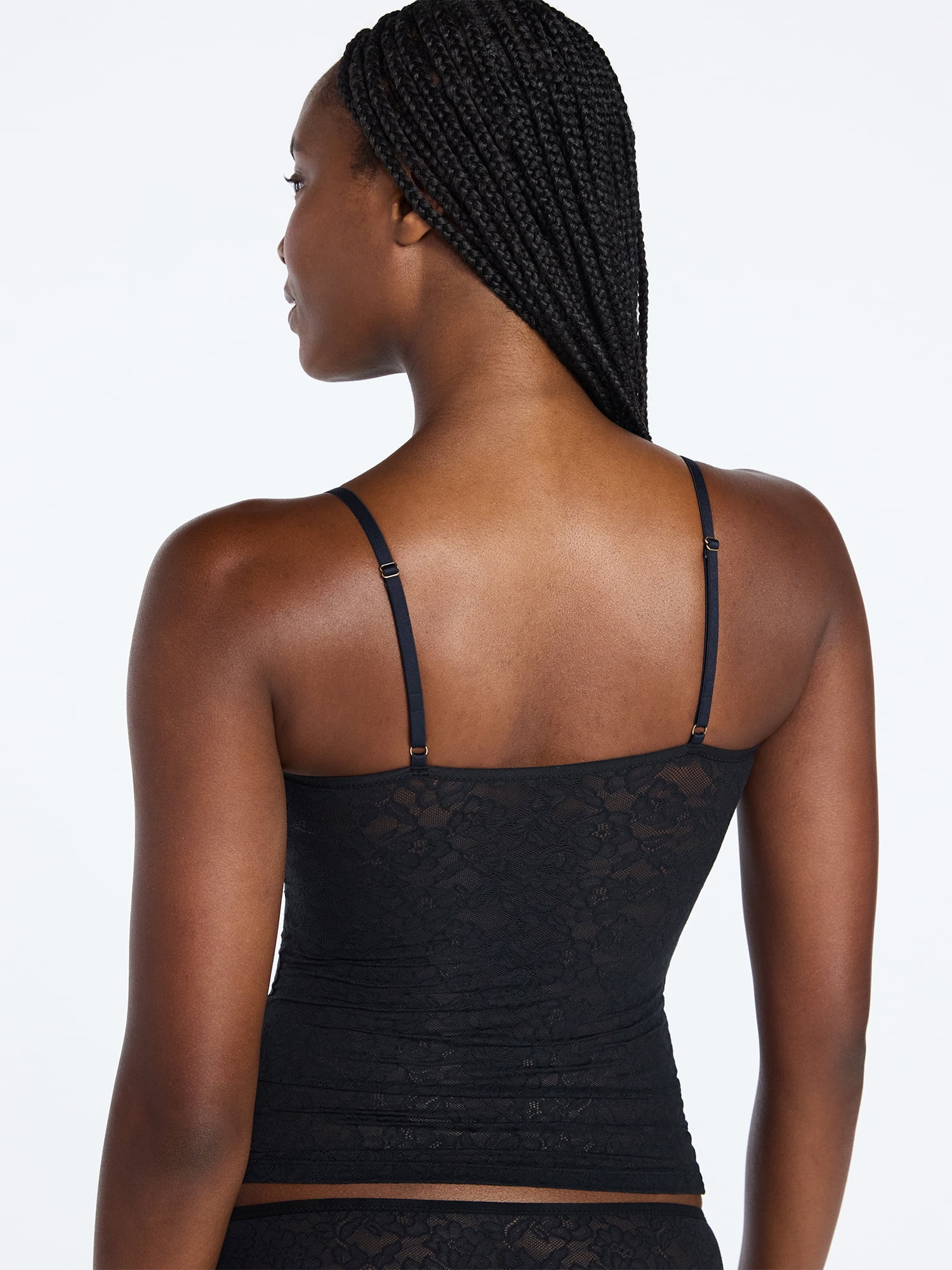 Joyspun Women's Soft Stretch Lace Cami, Sizes XS-XXXL