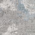 thumbnail image 5 of Hauteloom Mearnsville Living Room, Bedroom Area Rug - Contemporary - Teal, Pale Blue, Charcoal - 6'7" x 9', 5 of 7