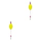 thumbnail image 1 of Eigraketly Caña de pescar a la deriva, espuma, ligero, brillante, a la deriva, boya de alarma, marcador de corcho emergente, accesorios de equipo de pesca, Amarillo 2piezas Eigraketly CBP389643, 1 of 5