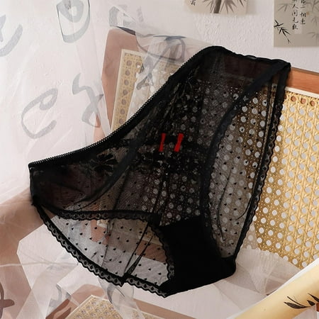 Wancir Womens Sexy Underwear Lace Panties High Waisted Plus Size Ladies Brief for Women
