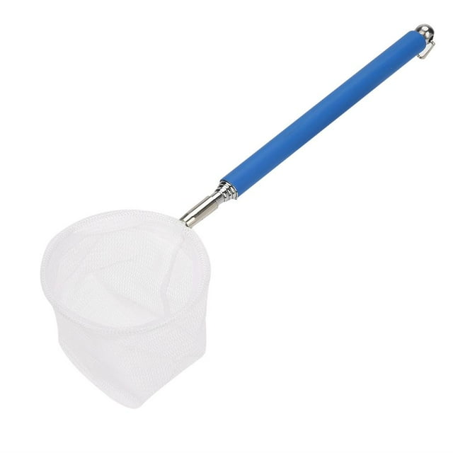 Herwey Poteau de Mini-Filet de Pêche Réglable pour Aquarium Crevettes 20-57.5cm Extensible, Filet de Pêche Réglable, Filet de Pêche à la Crevette