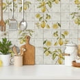 thumbnail image 4 of 24PCS Peel and Stick Tile Backsplash, 6"x6" Stick on Backsplash for Kitchen, Self Adhesive Leaves Tile for Kitchen Backsplash and Bathroom, 4 of 8