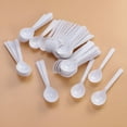 thumbnail image 3 of ACDANC 100PCS Plastic Spoons Round Head Design Soup Spoon Disposable Cutlery Party Spoons (White), 3 of 7