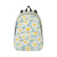 thumbnail image 2 of Rocae Daisies Flowers for Durable Canvas Backpack Leisure Large Bag Travel Rucksack Multi-function Backpack, 2 of 8