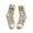 White, variant on CNEJRHG 1Pair Womens Fuzzy Socks Winter Thickening Coral Velvet Cozy Slipper Socks Warm Flower Decor Mid-Calf Floor Socks Indoor Outdoor Crew Socks for Women Brown