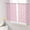 Pink, variant on Sheer Curtains 45 Inch Length 2 Panels Set for Kitchen, Light Gray Semi Sheer Curtains for Windows, Minimalist Boho Abstract Ethnic Motifs Voile Window Treatments Rod Pocket Curtain