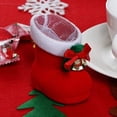 thumbnail image 2 of Botas de caramelo navideñas, 12 piezas, calcetines navideños colgantes, botas navideñas, para decoración de regalos navideños, 2 of 4