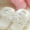 thumbnail image 5 of 6 Pairs Toddler Lace Socks Baby Ruffles Socks Comfortable Baby Girls Lace Socks Infant Newborn Lace Socks, 5 of 5