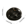 thumbnail image 3 of ZZkhGO Compact Suction Cup Knife Sharpener, Mini Round Ball Tool with Dual Slot for Knives Scissors, Portable Kitchen Blade Sharpener for Home Camping RV, Black, 3 of 6