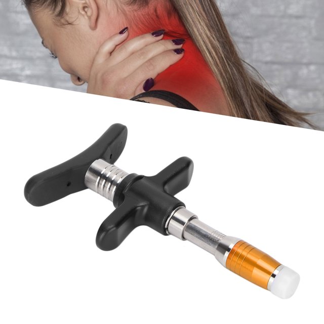 Manual One Head Spinal Massager, Corrosion Resistance Manual Chiropractic Adjustment Tool Portable For Body Muscle Relaxation