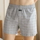 thumbnail image 3 of Pantalones Aro de talla grande M-3XL para hombre, ropa interior de celosía de algodón, pantalones cortos holgados de cintura alta para verano, pantalones cortos finos y transpirables para el hogar, c, 3 of 5