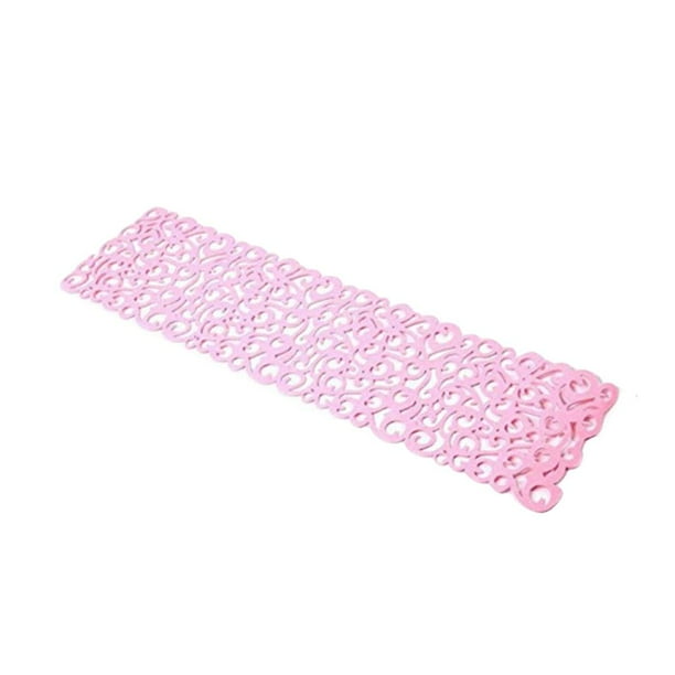 Manteles individuales huecos Manteles Individuales Huecos Decoraciones Rectangulares De Fieltro Para Escritorio En Casa Rosa Rosado Magideal Manteles individuales huecos