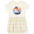 thumbnail image 3 of Inktastic Bluebird Bird Lover Birdwatcher Girls Toddler Dress, 3 of 5